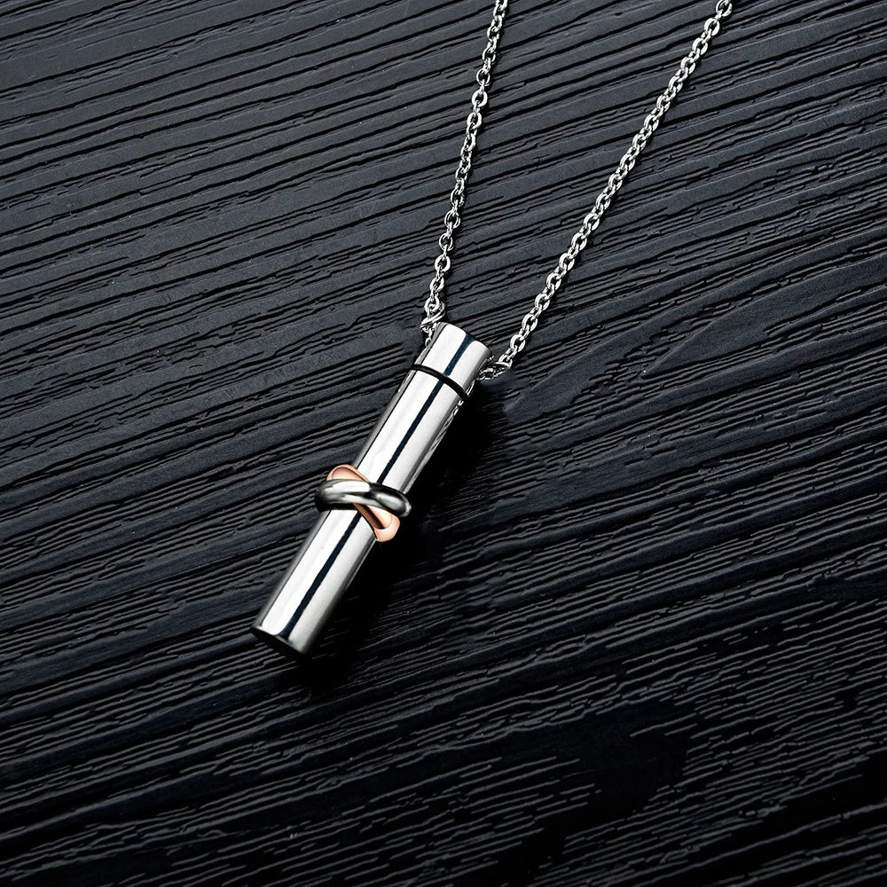 Together Forever Engrave Urn for Ashes Keepsake Urns Cremation Jewelry Cremation Urn Necklace for Pet/Human Ashes Necklace
