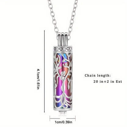 1Pcs Memory Tree of Life Jar Pet Urn Ash Necklace for Cat Dog