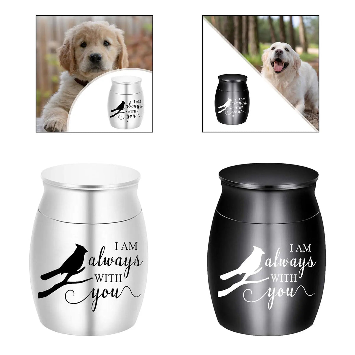 Pet Urn Keeping Precious Memorable Storage Funeral Loose Memorial Pets Gift Keepsake Case Memory Sympathy Cremation Memorial Urn