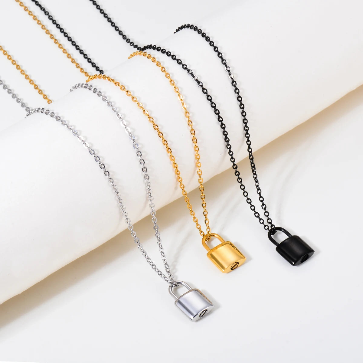 New Style Stainless Steel Mini Padlock Cremation Pendant Jewelry for Ashes Urn Pendant Necklace Lock Memorial Jewelry