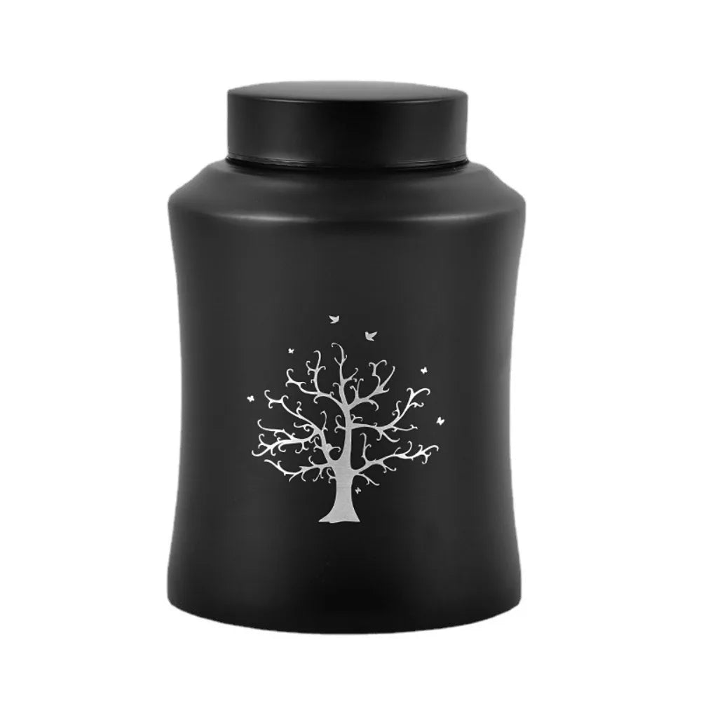 Stainless Steel Pet Ashes Storage Box Moisture Proof with Lid Pet Urn-Funeral Holder Dust-Proof Sealed Dog Cat Cremation Urns
