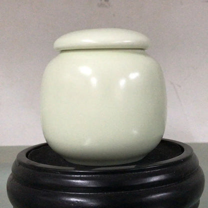 Memorial Container Pet Ashes Urn Handpainted Ceramics Urn Cremation Pet Bird Ash Holder Burial at Home Gift