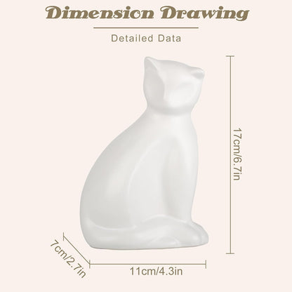 Pet Urns for Cats, Elegant Ceramics Keepsake for Pet Ashes