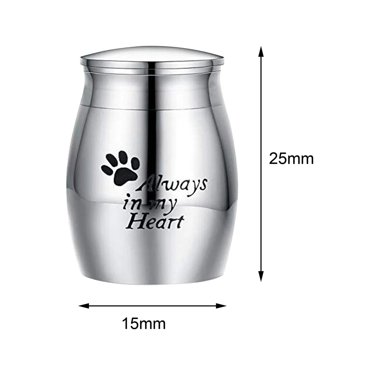 500ML Pet Cremation Memorial Urn Retain Memories Burial Keepsake for Funeral Box Pet Cremation Urn Kittens Puppy Keepsake