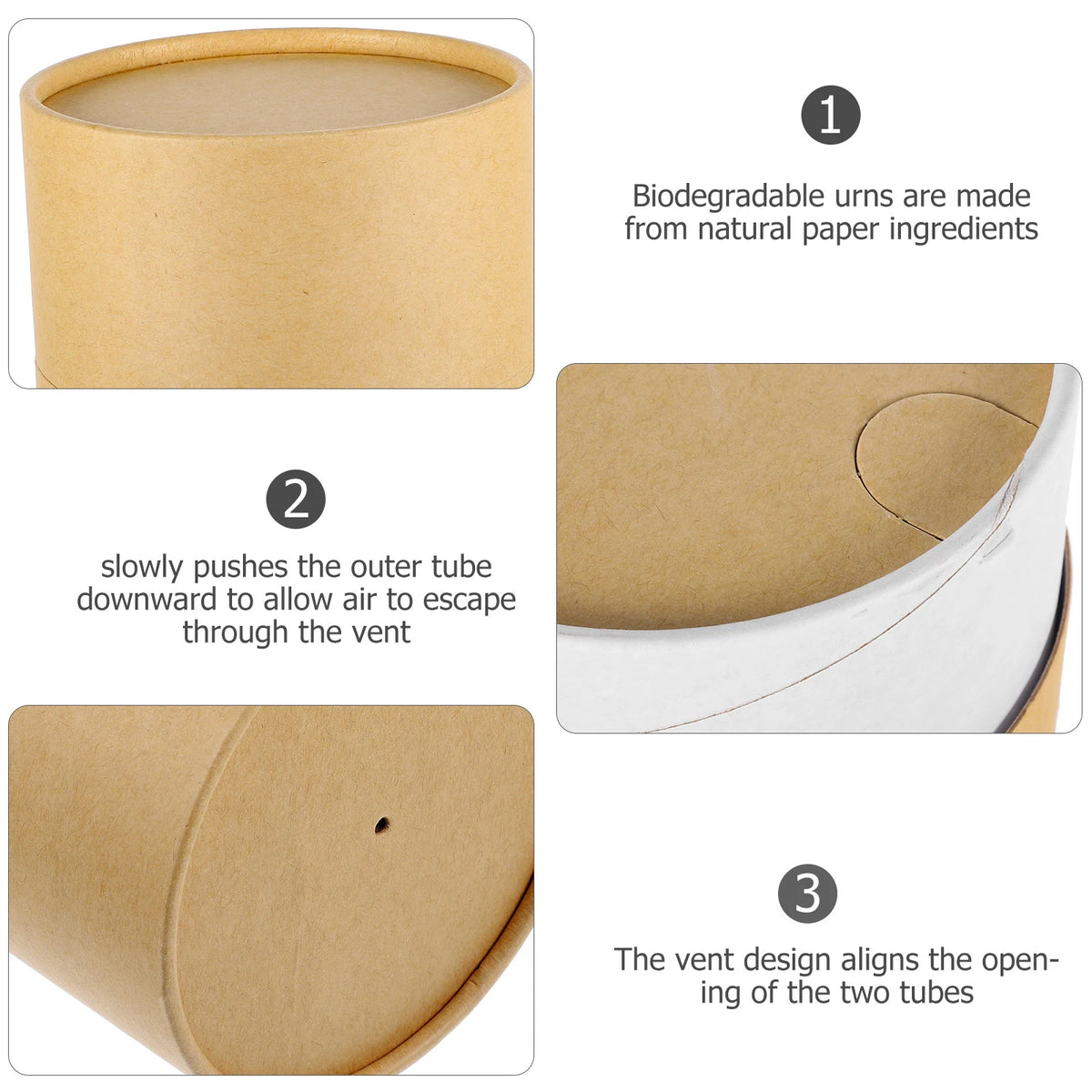 Portable Scattering Urn for Pet Ashes Biodegradable Cat Dog Cremains Container Keepsake Box Elegant Design Moisture Proof Seal