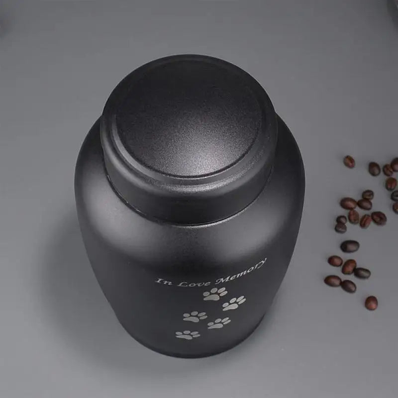 Metal Pet Urns for Dogs Cat Ashes Urn Puppy Cremation Box for Living Room Dog Funeral Container Memorial Funerary Supplies