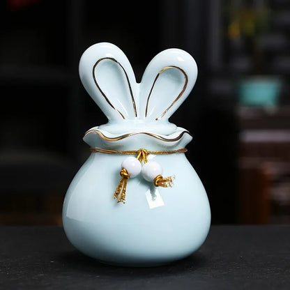 Ceramics Cremation Pet Urn for Ashes, Mini Pet Memorial Urn for Cat Ashes, Animal Funeral Urn, Human Rabbits Pet Products