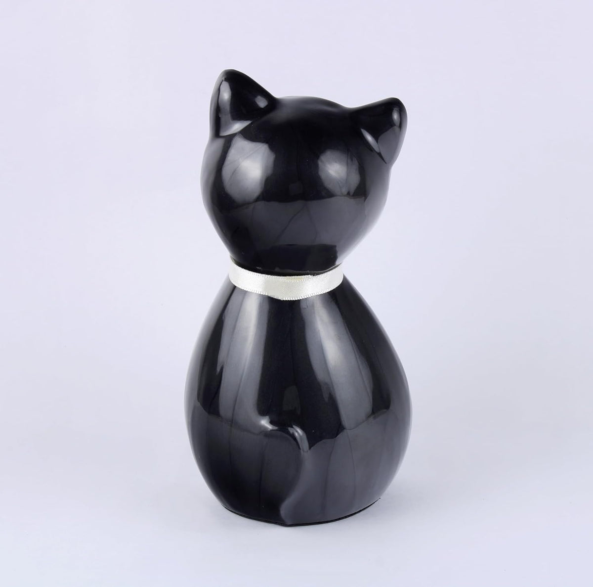 Kitty Cat Urns for Ashes - Pet Memorial Cat Urn Cat Memorial Gift, Pet Urn for Cat Ashes Keepsake Pet Urns for Cats Ashes, Pet Ashes Urn, Pet Cremation Urn (Black)