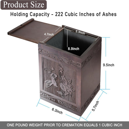 Cremation Urns for Human Ashes Male Female Large up to 222 Lbs