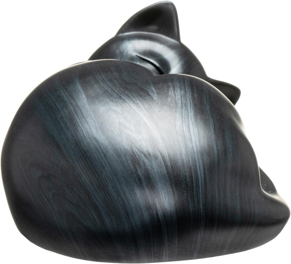 Pet Urns,Sleeping Resin Cremation Cat Urn, Cat Urns for Ashes, Small Animal Urn,Small Pet Urns (Black)…