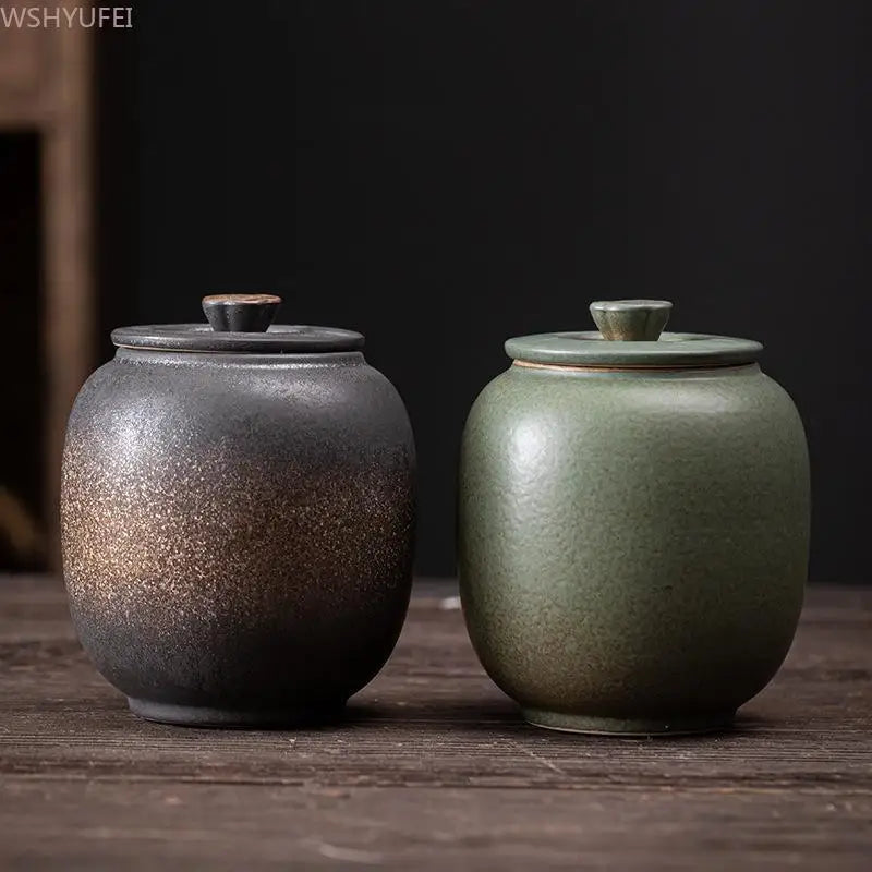 Unsealing - Gilded Iron Glazed Ceramic Urn for Ashes/Cremation Urns for Human Ashes /Cat Memorial/ Pet Urns for Human Ashes