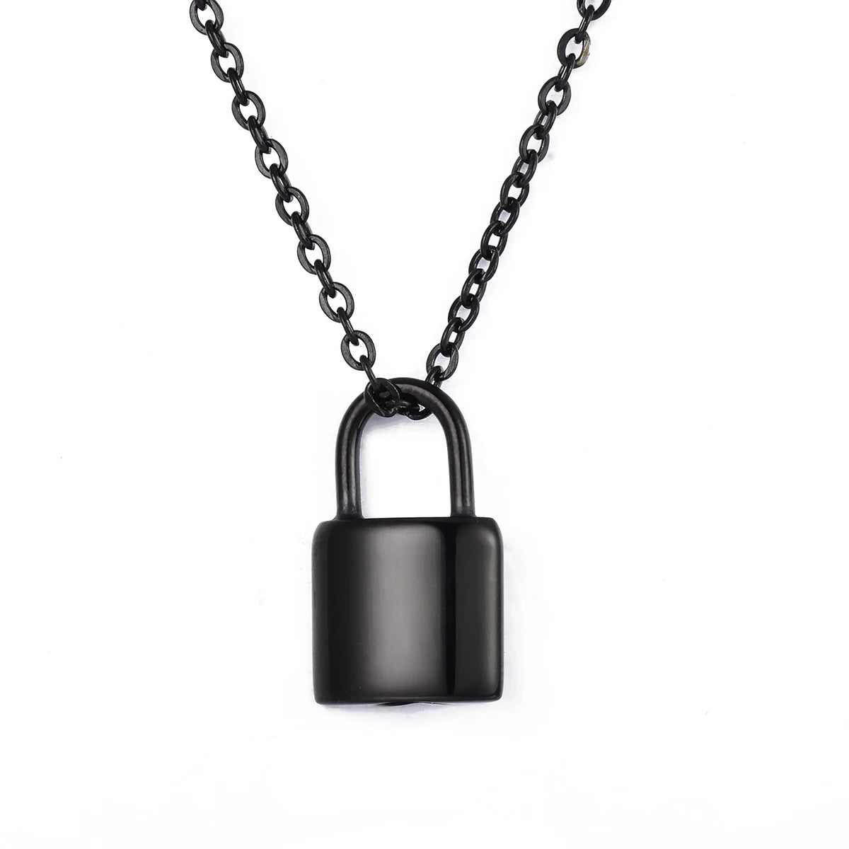 New Style Stainless Steel Mini Padlock Cremation Pendant Jewelry for Ashes Urn Pendant Necklace Lock Memorial Jewelry