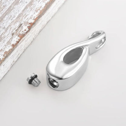 Infinity Memorial Stainless Steel Necklace for Human/Pet Urn Ashes Love Cremation Pendant Jewelry