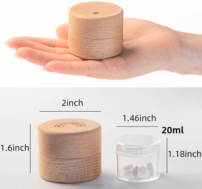 Pet Urns for Dog or Cat Ashes - with Transparent Acrylic Box - Mini Urns for Pet Ashes, Wooden Pet Cremation Urns, Pet Memorial Keepsake Cat or Dog Memory Box(Heart Shape)