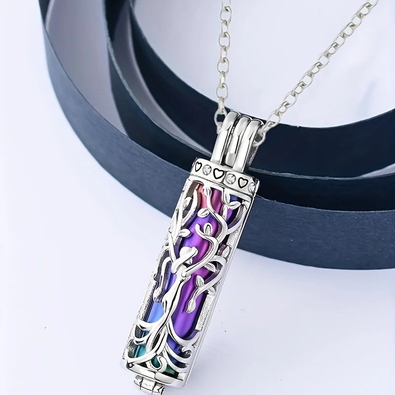 1Pcs Memory Tree of Life Jar Pet Urn Ash Necklace for Cat Dog