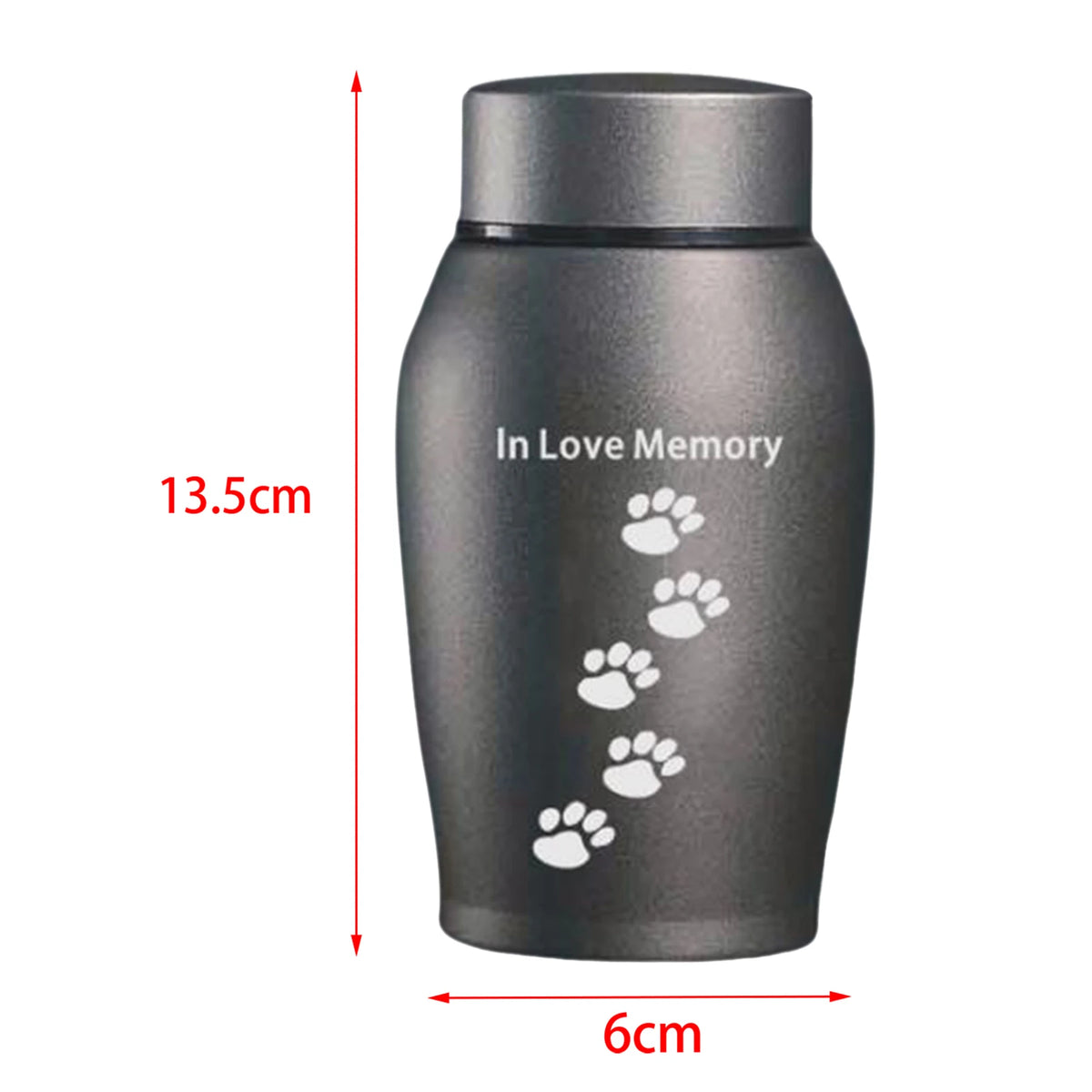 500ML Pet Cremation Memorial Urn Retain Memories Burial Keepsake for Funeral Box Pet Cremation Urn Kittens Puppy Keepsake