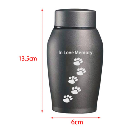 500ML Pet Cremation Memorial Urn Retain Memories Burial Keepsake for Funeral Box Pet Cremation Urn Kittens Puppy Keepsake