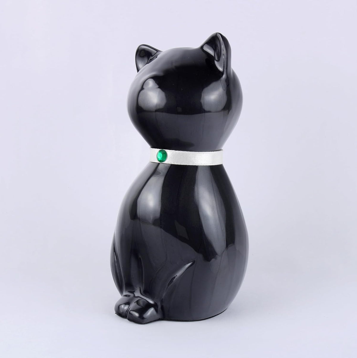 Kitty Cat Urns for Ashes - Pet Memorial Cat Urn Cat Memorial Gift, Pet Urn for Cat Ashes Keepsake Pet Urns for Cats Ashes, Pet Ashes Urn, Pet Cremation Urn (Black)
