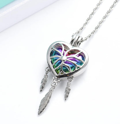 Dream Catcher Urn Necklace for Ashes