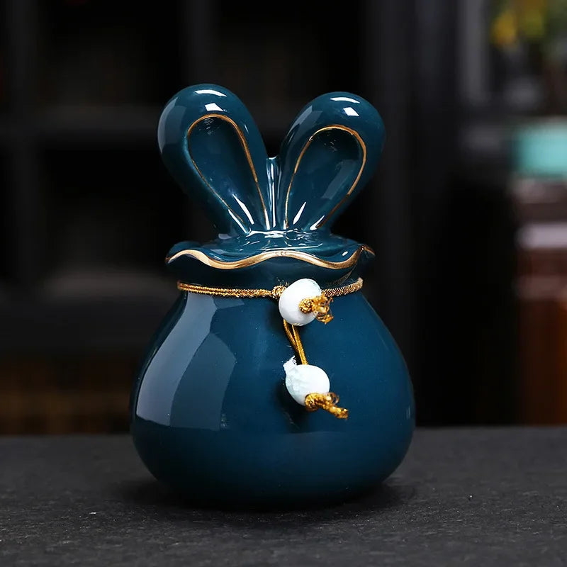Ceramics Cremation Pet Urn for Ashes, Mini Pet Memorial Urn for Cat Ashes, Animal Funeral Urn, Human Rabbits Pet Products
