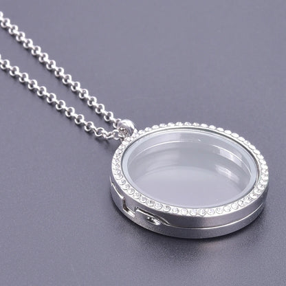 1Pc Trendy Sweet Love Glass Reliquary Photo Locket Pendant Necklaces Goth Heart Cremation Ashes Urn Relicario Collares Jewelry
