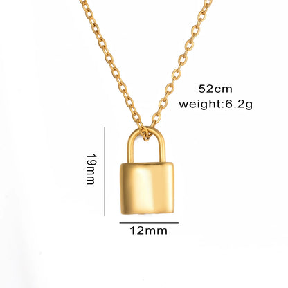 New Style Stainless Steel Mini Padlock Cremation Pendant Jewelry for Ashes Urn Pendant Necklace Lock Memorial Jewelry