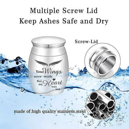 Small Keepsake Urn for Ashes 1.57 Inches Mini Cremation Urn for Pet Ashes Tiny Pet Paw Keepsake Urn Mini Urn for Cat Ashes Holde