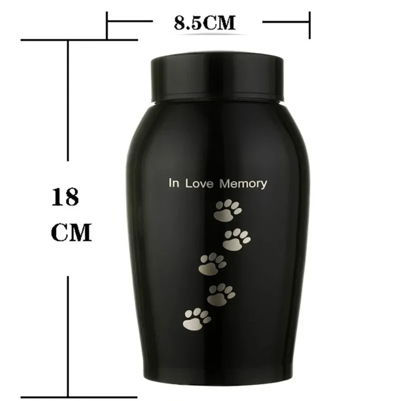 Multi-Colored Stainless Steel Dog Urns Dog Cat Bird Mouse Cremation Ashes Urn Sealed Funeral for Dogs Pet Souvenir Jar 2022 New