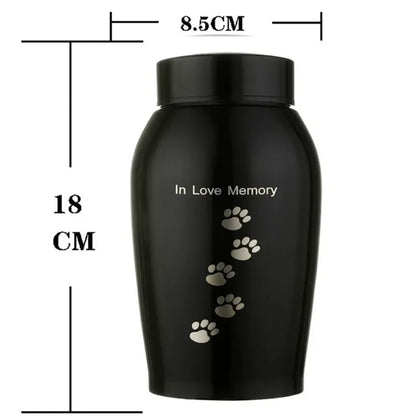 Multi-Colored Stainless Steel Dog Urns Dog Cat Bird Mouse Cremation Ashes Urn Sealed Funeral for Dogs Pet Souvenir Jar 2022 New