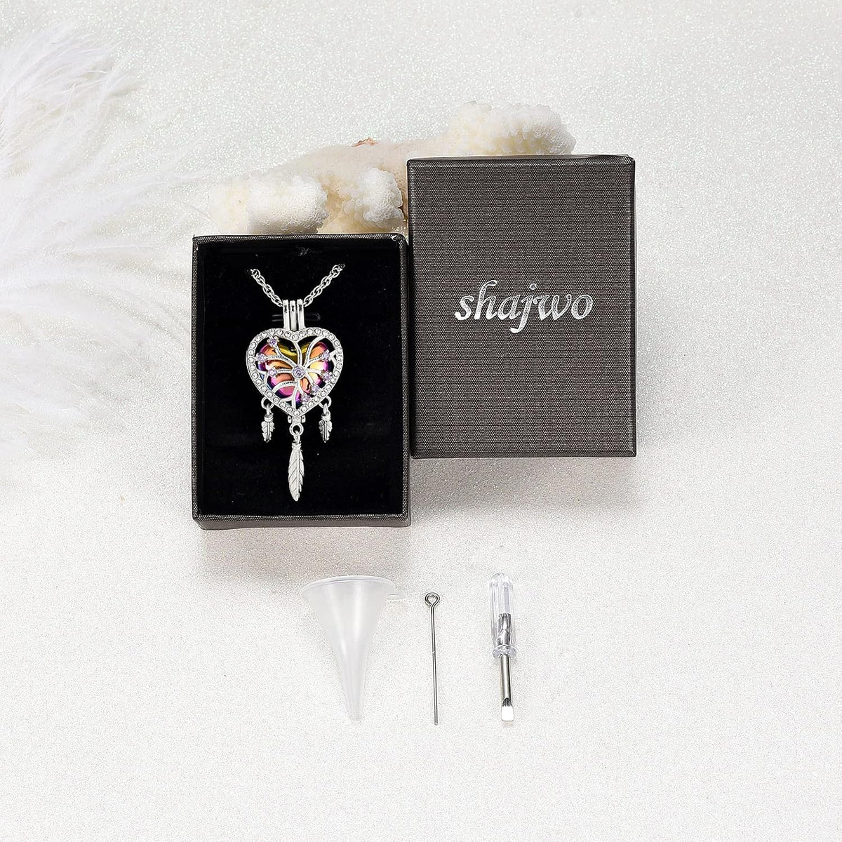 Dream Catcher Urn Necklace for Ashes