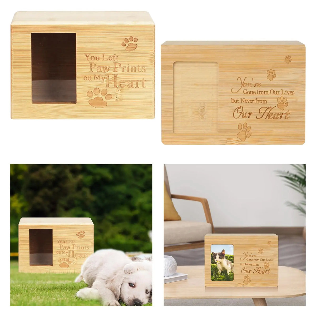 Pet Urn for Cinerary Casket Memory Funeral Memorial Keepsake
