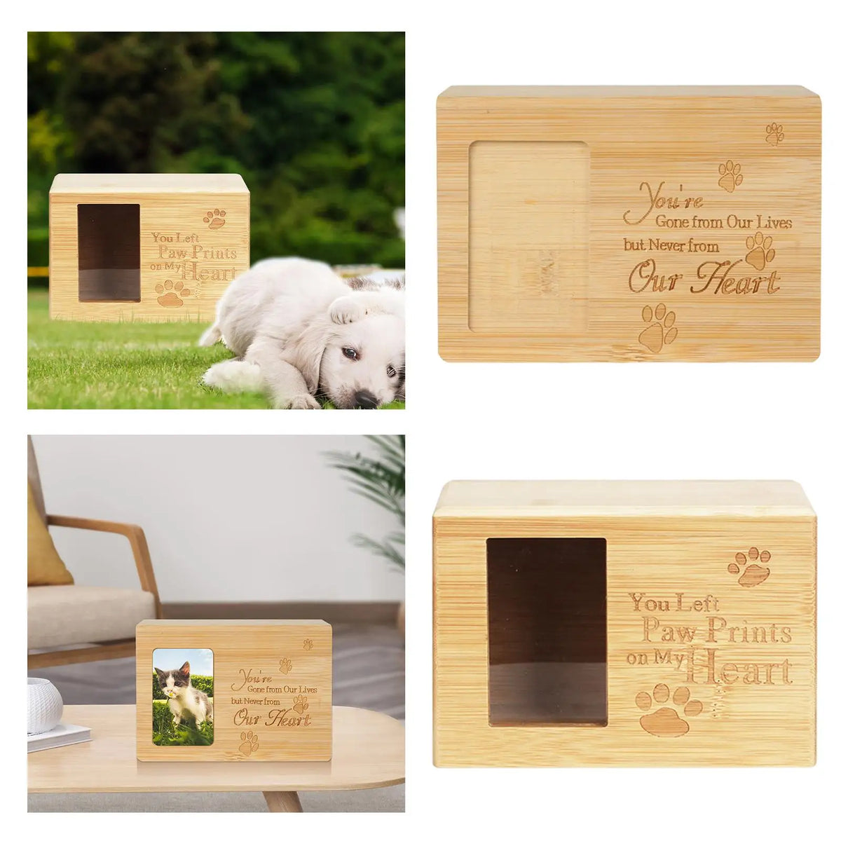 Pet Urn for Cinerary Casket Memory Funeral Memorial Keepsake