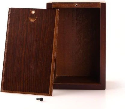 PCS Cremation Urns for Ashes, Pet Memorial Funeral Urns Box,Wooden Decorative Urn for Dog Cat,Cremation Keepsake Burial Ash Box - L (8.5 X 6.5 X 4.5'')