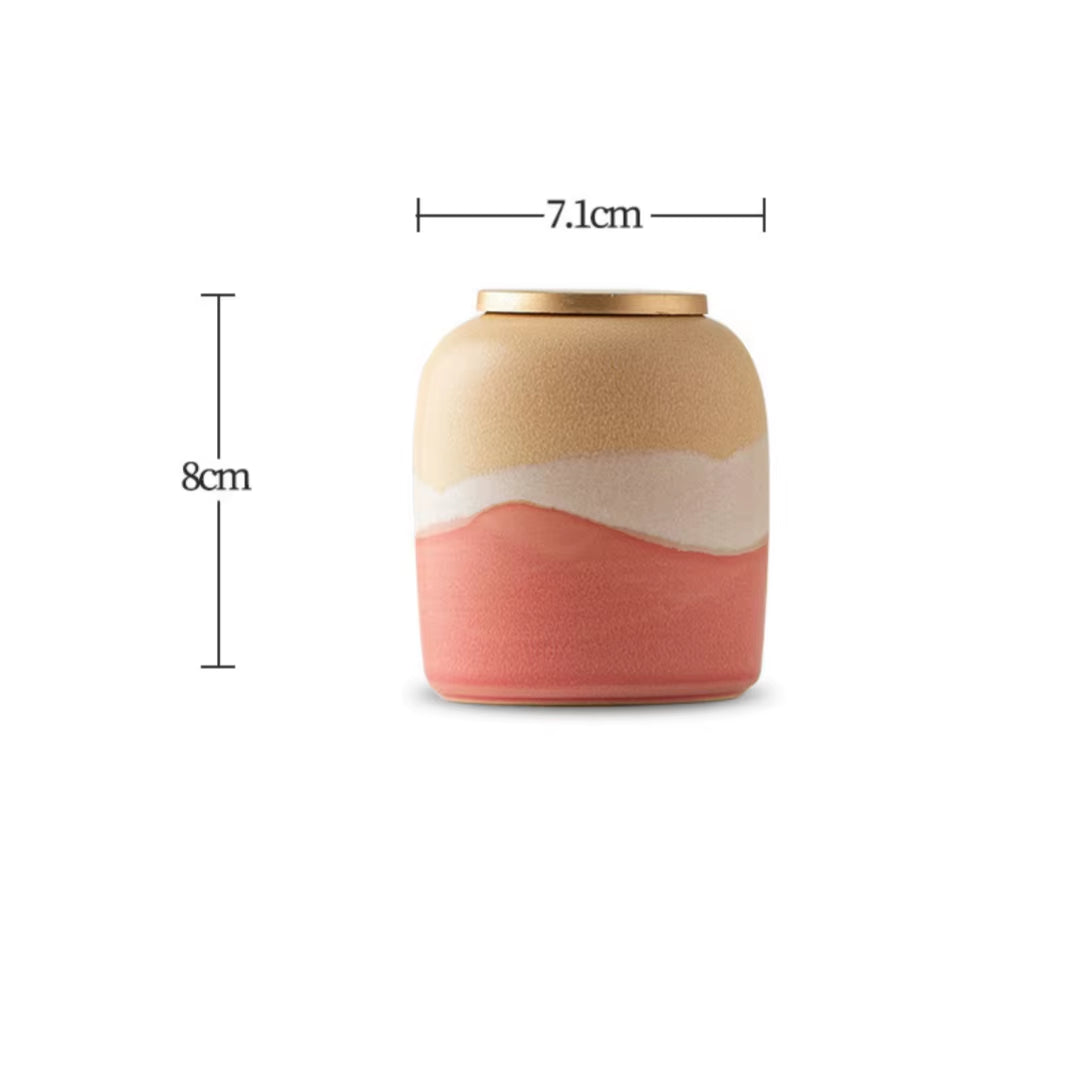 Small Ceramic Pet Urn for Cat/Dog Ashes