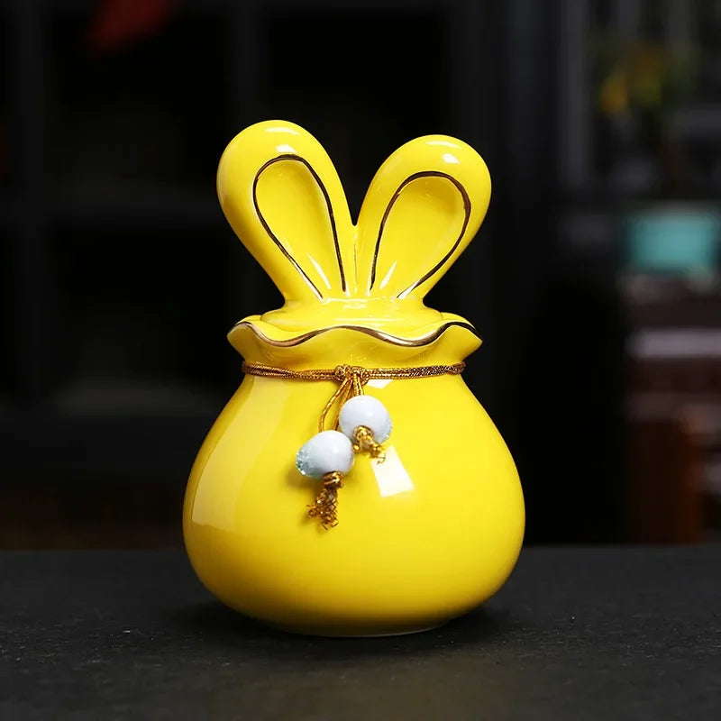 Ceramics Cremation Pet Urn for Ashes, Mini Pet Memorial Urn for Cat Ashes, Animal Funeral Urn, Human Rabbits Pet Products