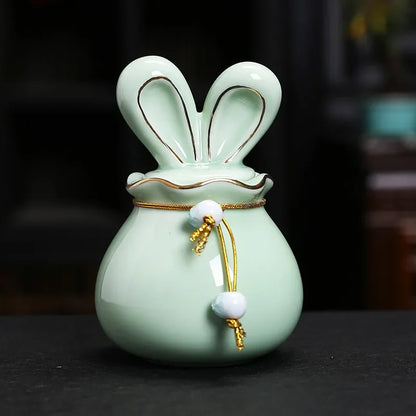 Ceramics Cremation Pet Urn for Ashes, Mini Pet Memorial Urn for Cat Ashes, Animal Funeral Urn, Human Rabbits Pet Products