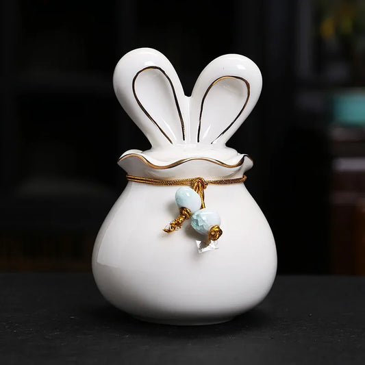 Ceramics Cremation Pet Urn for Ashes, Mini Pet Memorial Urn for Cat Ashes, Animal Funeral Urn, Human Rabbits Pet Products