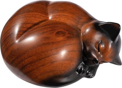 Pet Urns,Sleeping Resin Cremation Cat Urn, Cat Urns for Ashes, Small Animal Urn