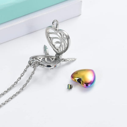 Dream Catcher Urn Necklace for Ashes