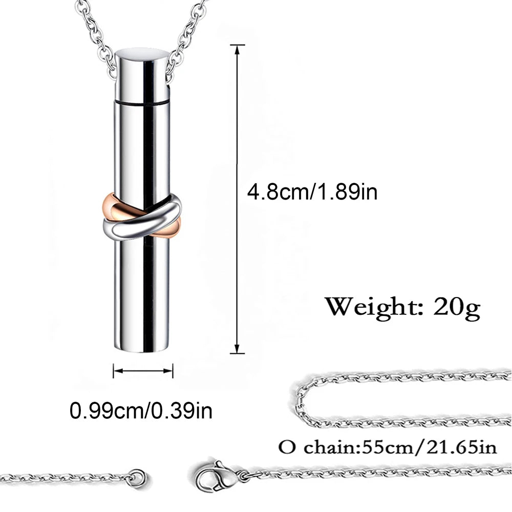Together Forever Engrave Urn for Ashes Keepsake Urns Cremation Jewelry Cremation Urn Necklace for Pet/Human Ashes Necklace