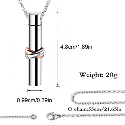 Together Forever Engrave Urn for Ashes Keepsake Urns Cremation Jewelry Cremation Urn Necklace for Pet/Human Ashes Necklace