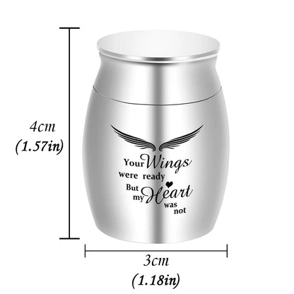 Small Keepsake Urn for Ashes 1.57 Inches Mini Cremation Urn for Pet Ashes Tiny Pet Paw Keepsake Urn Mini Urn for Cat Ashes Holde