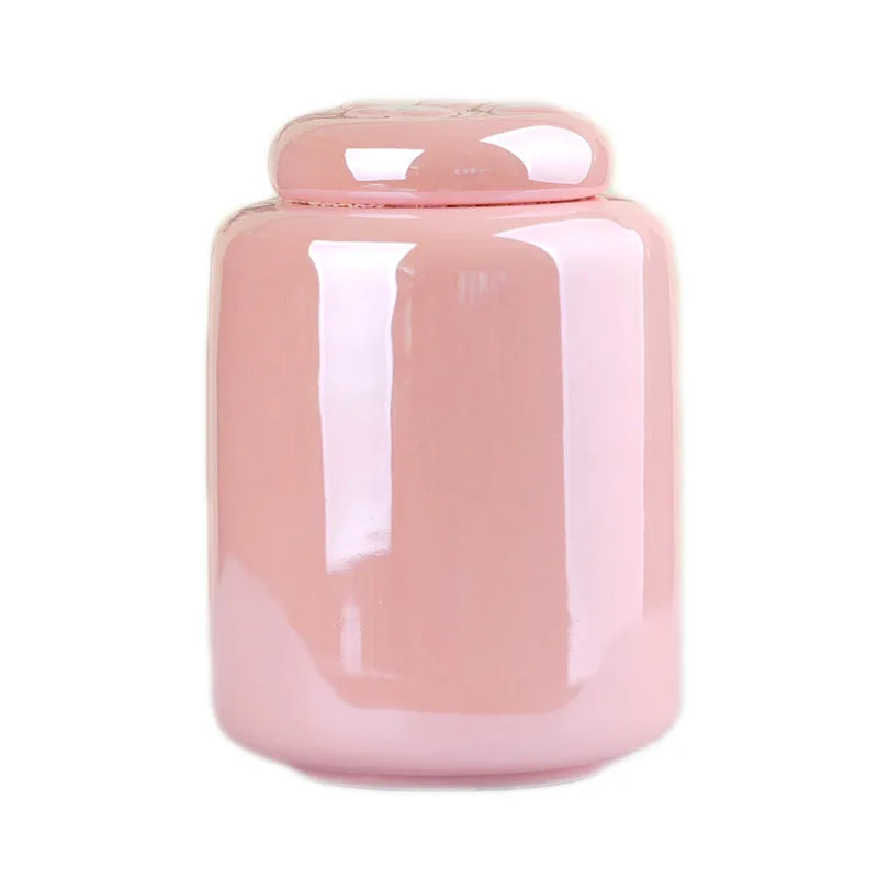 Paw Print Ceramic Pet Urn - Sealed Memorial Keepsake for Dog Cat Ashes, Moisture-Proof Urn Container with Eternal Tribute Design