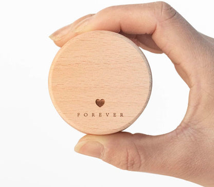 Pet Urns for Dog or Cat Ashes - with Transparent Acrylic Box - Mini Urns for Pet Ashes, Wooden Pet Cremation Urns, Pet Memorial Keepsake Cat or Dog Memory Box(Heart Shape)