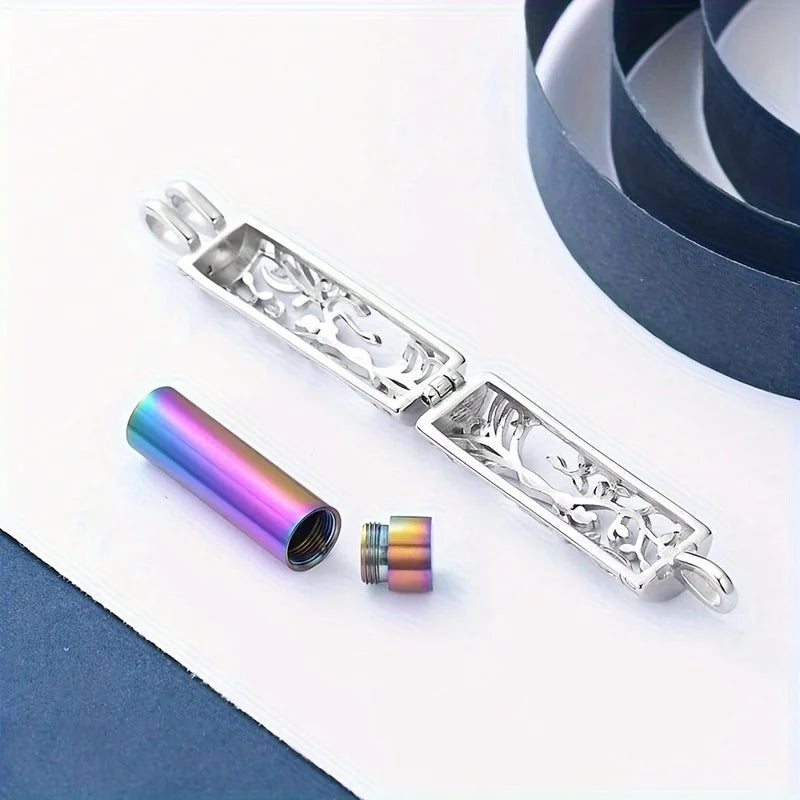 1Pcs Memory Tree of Life Jar Pet Urn Ash Necklace for Cat Dog