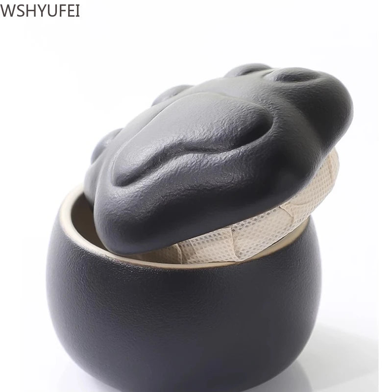 Cute Cat Paw Shape Cremation Urns Funeral Keepsake Pet Dog Cat Cremation Urn Birds Ashes Casket Pets Memorials with Lid