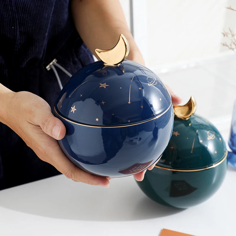 Planet Design Ceramics Pet Ashes Urns Memorial Death Cat Dog Urns Ashes Cremation Cremation Funeral Urn Anforas Pet Products
