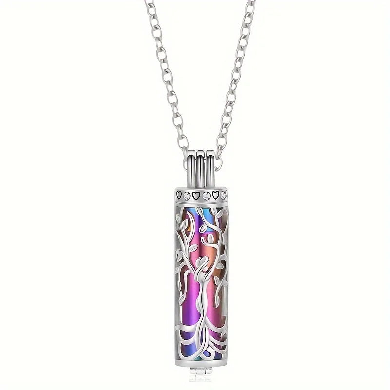 1Pcs Memory Tree of Life Jar Pet Urn Ash Necklace for Cat Dog