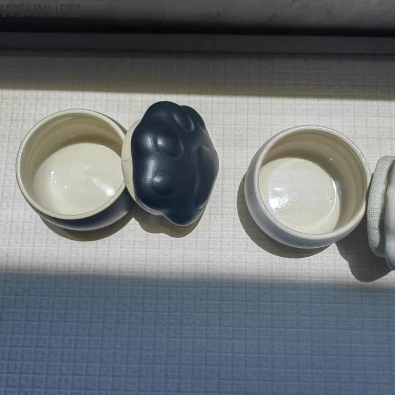 Cute Cat Paw Shape Cremation Urns Funeral Keepsake Pet Dog Cat Cremation Urn Birds Ashes Casket Pets Memorials with Lid