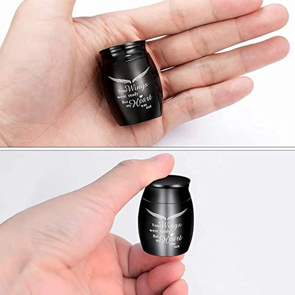 Small Keepsake Urn for Ashes 1.57 Inches Mini Cremation Urn for Pet Ashes Tiny Pet Paw Keepsake Urn Mini Urn for Cat Ashes Holde